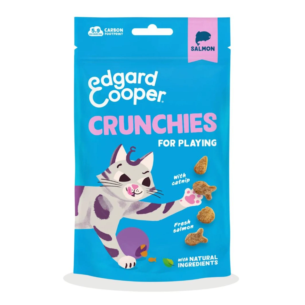 Edgard & Cooper Crunchies kattegodbidder laks 50 g